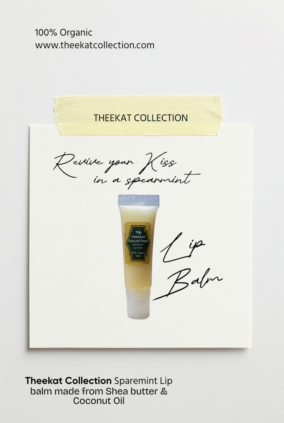 Shea Lip Balm for Dry & Sensitive Lips x2 Tube pack